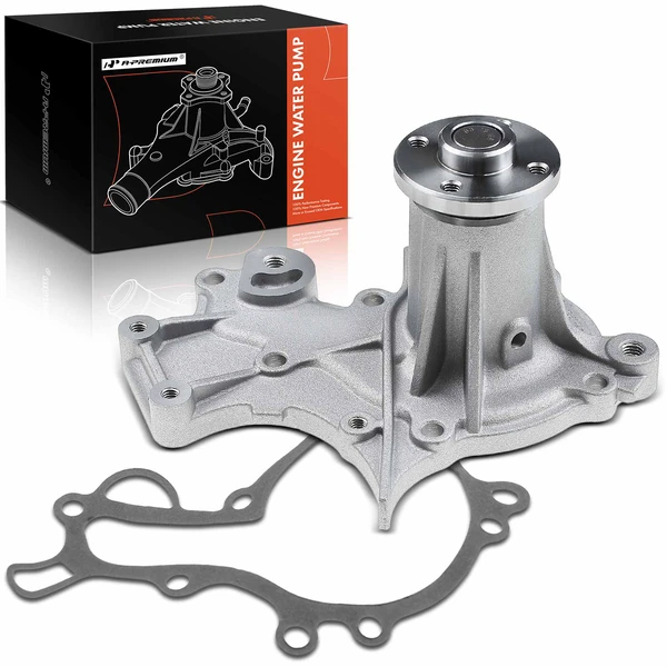 Engine Water Pump with Gasket for 1989-1991 GMC Tracker