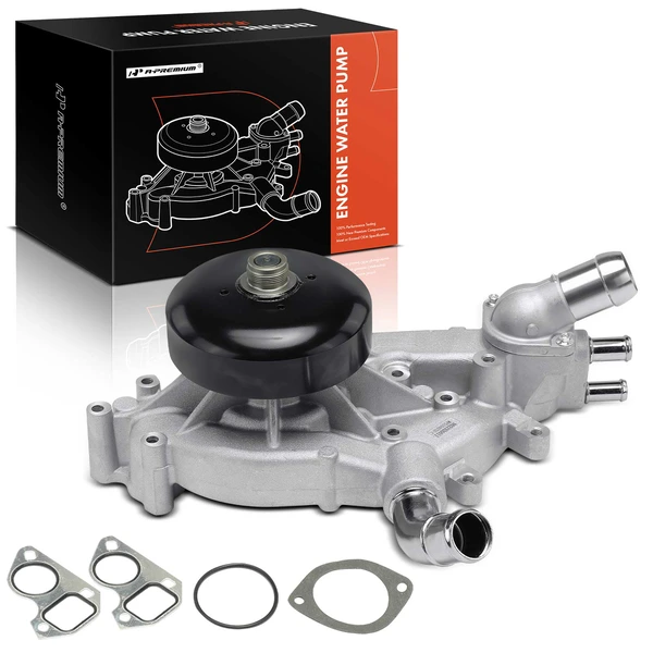 Engine Water Pump with Thermostat & Gasket for 2001-2006 Chevrolet Silverado 2500 HD