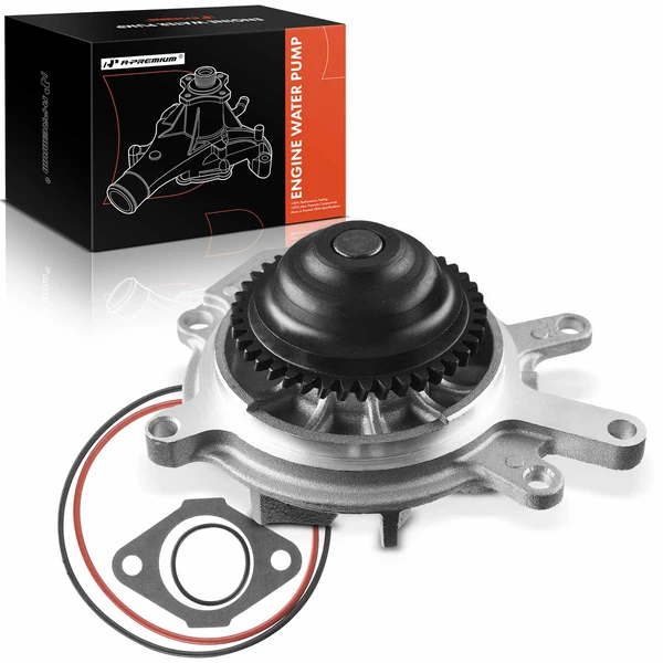 Engine Water Pump with Gasket for 2006 Chevrolet Silverado 3500