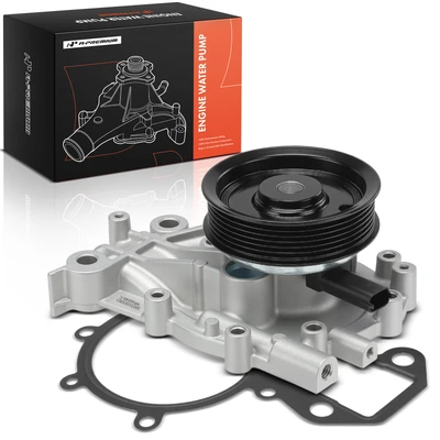 Water Pump with Gasket & Pulley