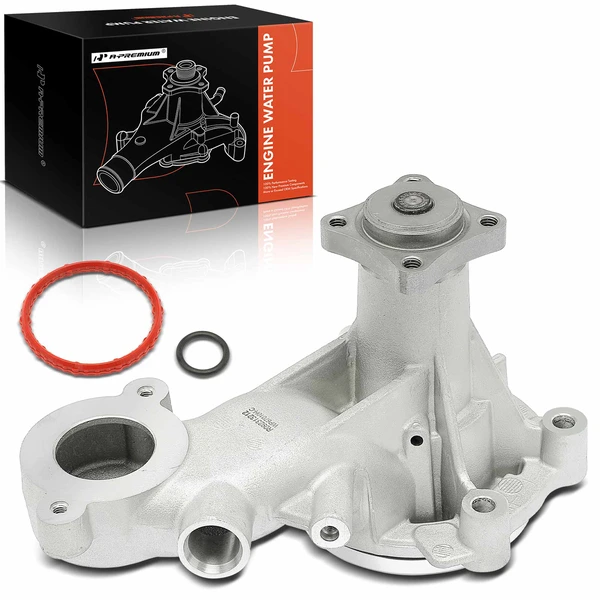 Engine Water Pump for Ford F-150 F150 Mustang 11-14 V8 5.0L with 4-Bolt Flange