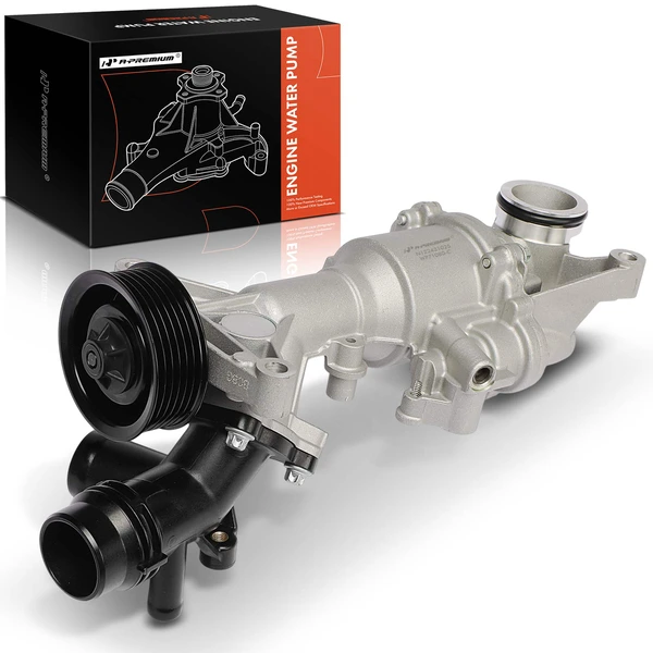 Engine Water Pump with Pulley for Mercedes-Benz C300 E300 Sprinter 1500 L4 2.0L