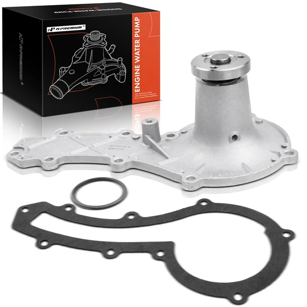 Engine Water Pump with Gasket for 1987-1988 Dodge Shadow