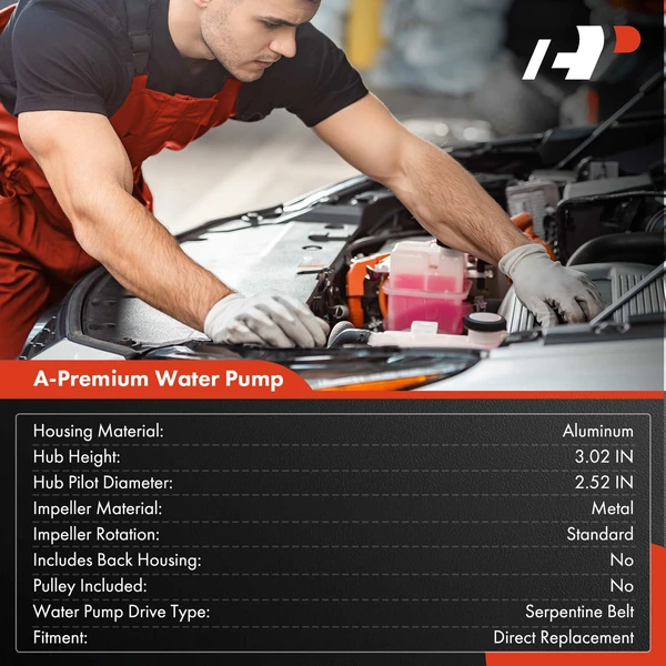 Engine Water Pump for Toyota Corolla 1984-1992 Celica Chevrolet Nova Geo Prizm