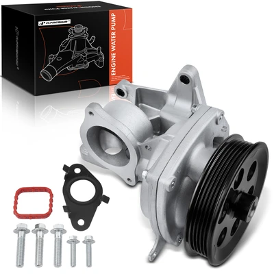 Engine Water Pump with Pulley