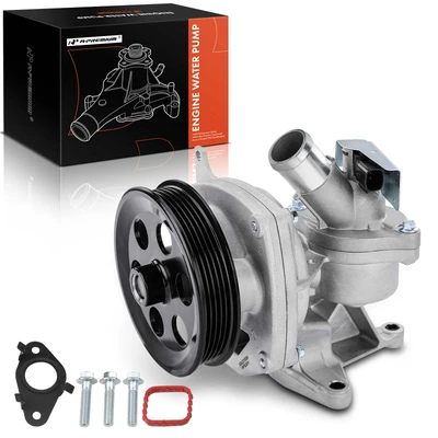Engine Water Pump with Thermostat
