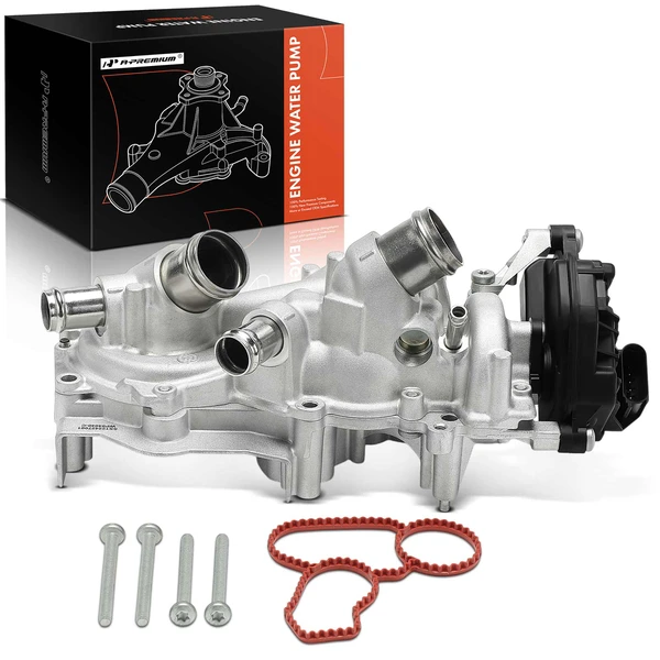 Water Pump with Gasket for Volkswagen Jetta Taos 2022 L4 1.5L GAS DOHC Turbocharged