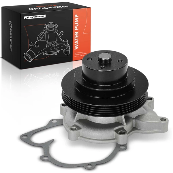 Engine Water Pump with Gasket for Jaguar Vanden Plas XJ6 1988-1992 XJS 1992-1994