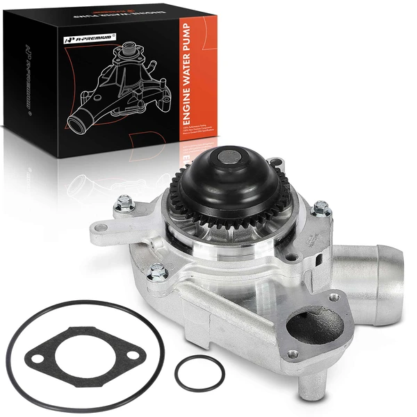 Engine Water Pump with Gasket for 2006 GMC Sierra 3500