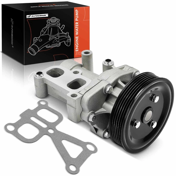 Engine Water Pump with Gasket for 2011-2014 Hyundai Sonata