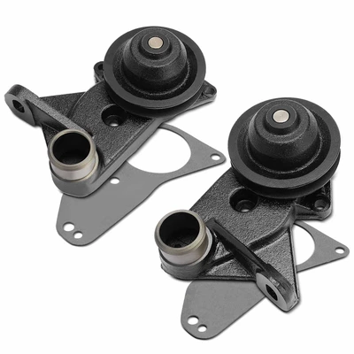 2 Pcs Driver & Passenger Flathead Water Pump