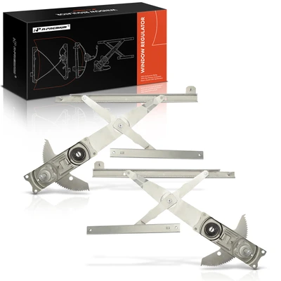 1992-1998 Oldsmobile Achieva 2pc Window Regulator Front Driver & Passenger A-Premium APWR30115PG