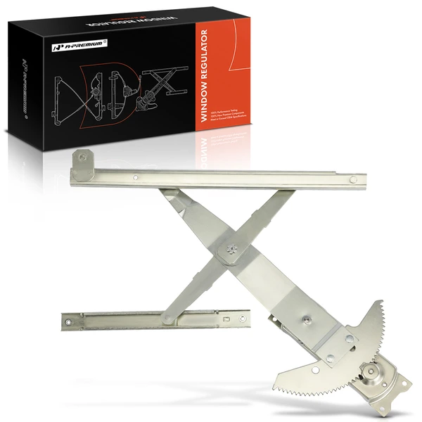 1992-1998 Pontiac Grand Am 1-Pc Manual Window Regulator Front Right Passenger Side Electric A-Premium APWR3124