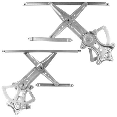 2 Pcs Front Power Window Regulator without Motor