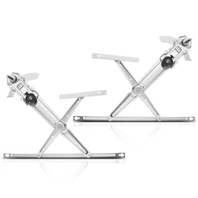 2 Pcs Front Manual Window Regulator