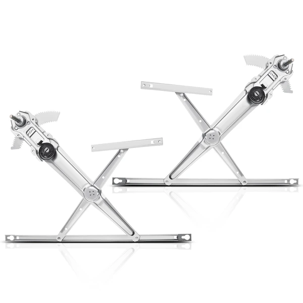 1992-1995 Honda Civic 2-Pc Manual Window Regulator Front Driver & Passenger Manual A-Premium APWR1536