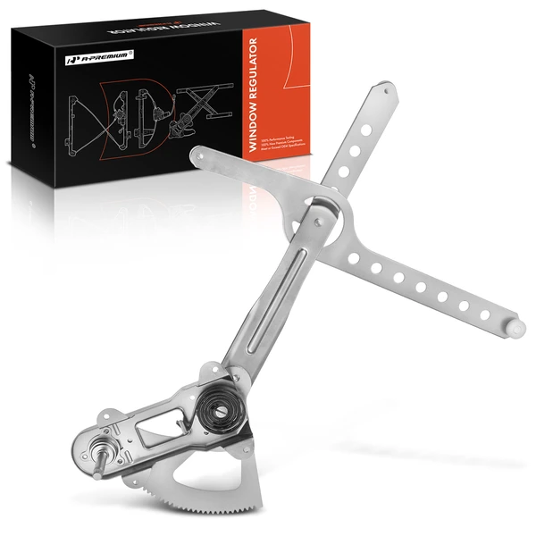 1995-2000 GMC Yukon 1-Pc Manual Window Regulator Front Right Passenger Side Manual A-Premium APWR1898