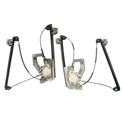 2 Pcs Front Power Window Regulator with Motor