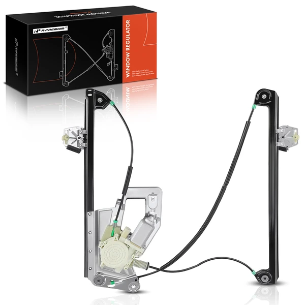 1997-2000 BMW 528i 1-Pc Power Window Regulator and Motor Assembly Front Right Passenger Side Electric with Motor A-Premium WR0203