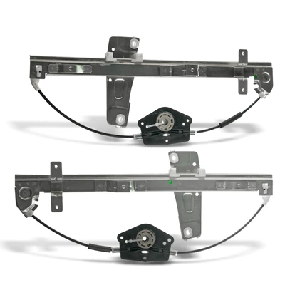 2 Pcs Front Power Window Regulator without Motor