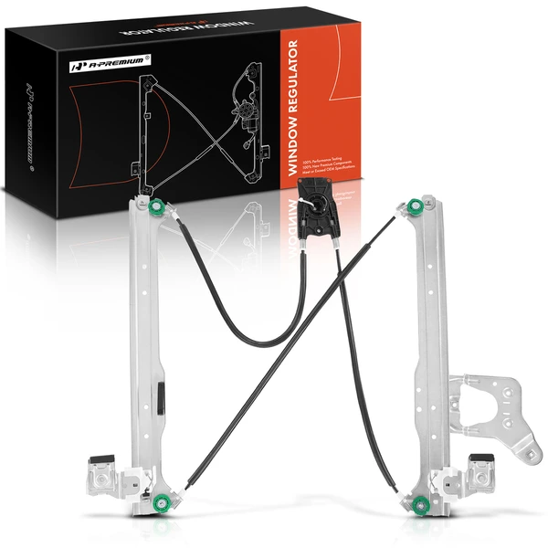 2002-2006 Chevrolet Avalanche 1500 1-Pc Power Window Regulator Rear Right Passenger Side Electric A-Premium APWR0123