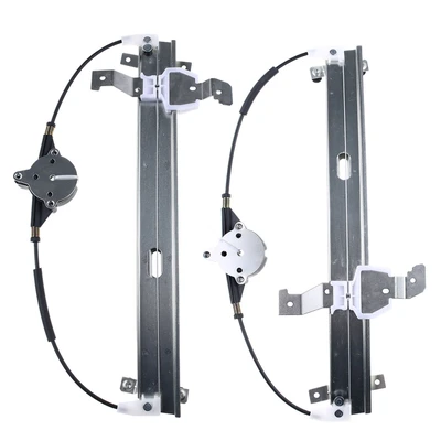 2 Pcs Front Power Window Regulator without Motor