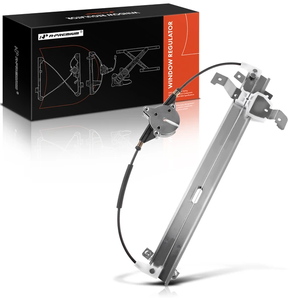 1990-1994 Lincoln Town Car 1-Pc Power Window Regulator Front Right Passenger Side Electric A-Premium APWR1657