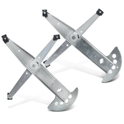 2 Pcs Front Power Window Regulator without Motor