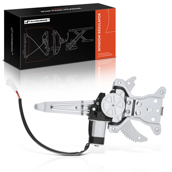 1996-2002 Toyota 4Runner 1-Pc Power Window Regulator and Motor Assembly Rear Left Driver Side Electric with Motor A-Premium APWR2523