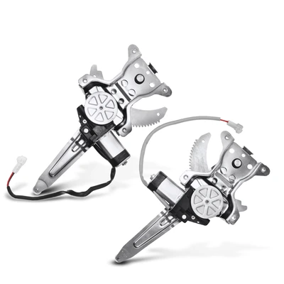 2 Pcs Rear Power Window Regulator with Motor