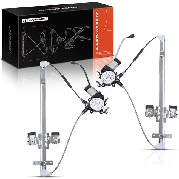 2011 Ram Dakota 2-Pc Window Regulator and Motor Kit Rear Driver & Passenger Electric with Motor A-Premium APWR2250