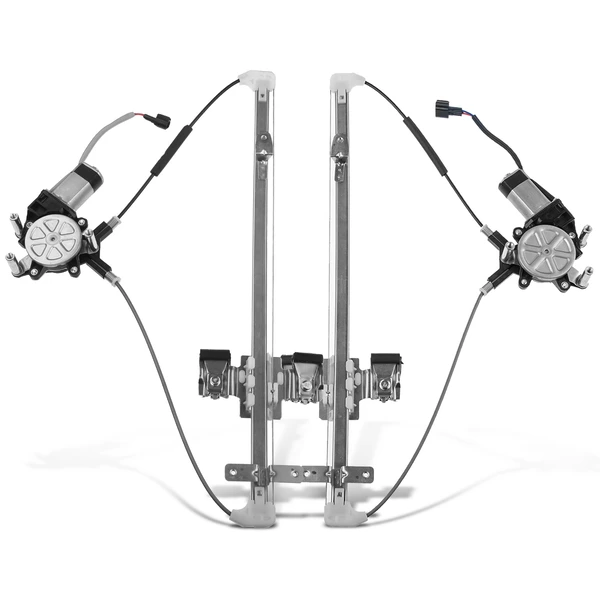 2005-2010 Dodge Dakota 2-Pc Window Regulator and Motor Kit Rear Driver & Passenger Electric with Motor A-Premium APWR2250