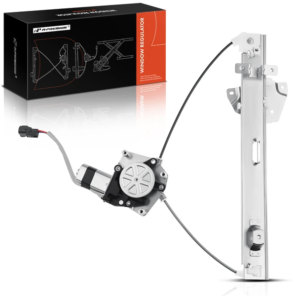 2004-2011 Mitsubishi Endeavor 1-Pc Power Window Regulator and Motor Assembly Rear Right Passenger Side Electric with Motor A-Premium APWR1665