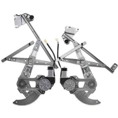 2 Pcs Front Power Window Regulator with Motor
