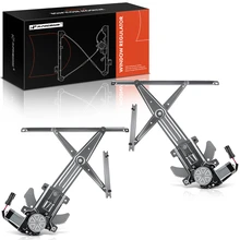 2 Pcs Front Power Window Regulator with Motor