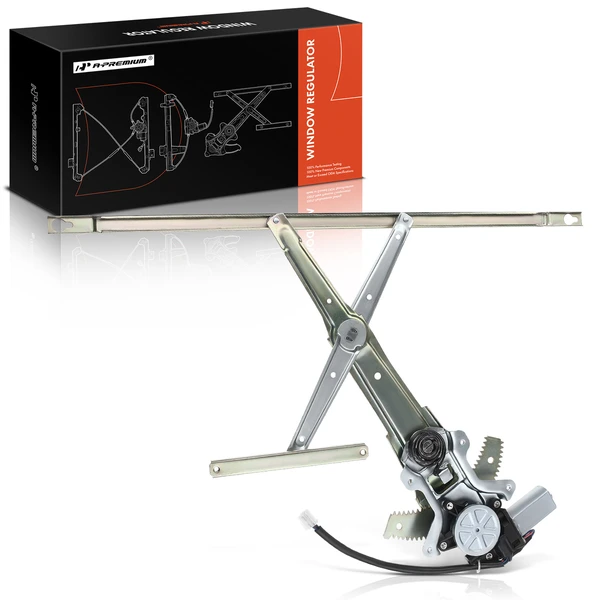 1987-1989 Honda Accord 1-Pc Power Window Regulator and Motor Assembly Front Left Driver Side Electric with Motor A-Premium APWR1661