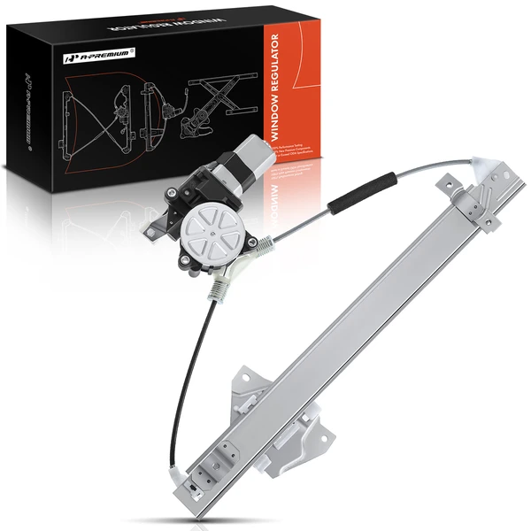 1992-2000 Mitsubishi Montero 1-Pc Power Window Regulator and Motor Assembly Rear Right Passenger Side Electric with Motor A-Premium APWR0690