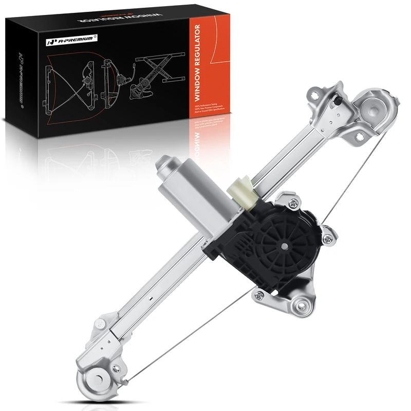 1997-1999 Oldsmobile Cutlass 1-Pc Power Window Regulator and Motor Assembly Rear Right Passenger Side Electric with Motor A-Premium APWR0239