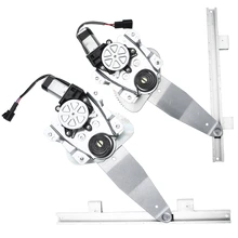 1996-2002 Saturn SL 2pc Window Regulator and Motor Kit Rear Driver & Passenger Electric with Motor A-Premium APWR1609
