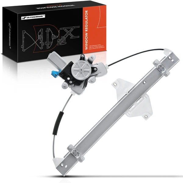 1999-2005 Hyundai Sonata 1-Pc Power Window Regulator and Motor Assembly Rear Left Driver Side Electric with Motor A-Premium APWR0800