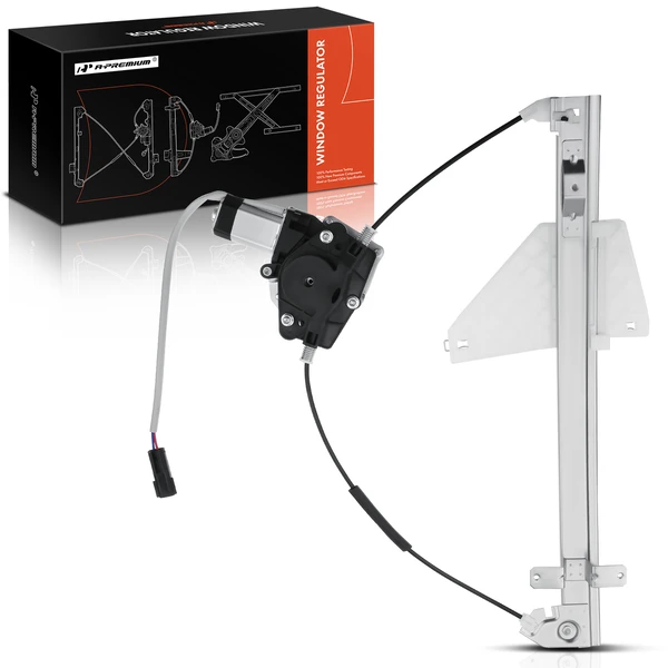 2001-2004 Jeep Grand Cherokee 1-Pc Power Window Regulator and Motor Assembly Rear Left Driver Side Electric with Motor A-Premium APWR1952