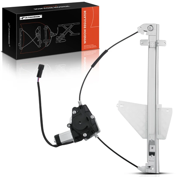 2001-2004 Jeep Grand Cherokee 1-Pc Power Window Regulator and Motor Assembly Rear Right Passenger Side Electric with Motor A-Premium APWR1953