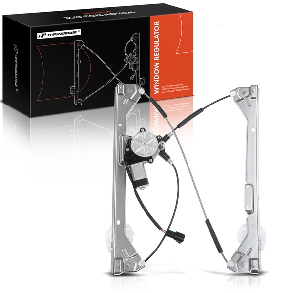 2008 Buick Allure 1-Pc Power Window Regulator and Motor Assembly Front Right Passenger Side Electric with Motor A-Premium APWR1822