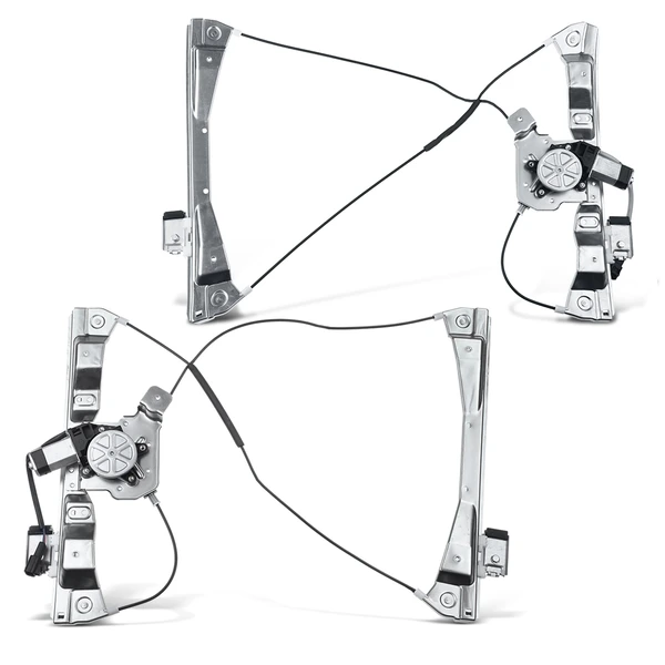 2005-2010 Chevrolet Cobalt 2-Pc Window Regulator and Motor Kit Front Driver & Passenger Electric with Motor A-Premium APWR2287