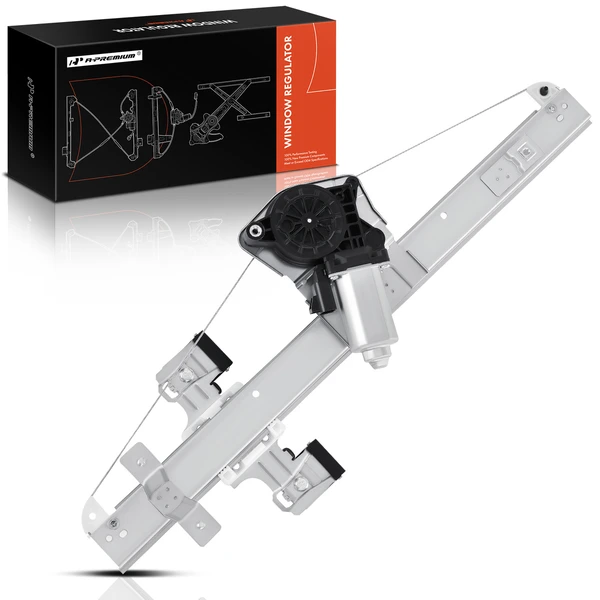 2007-2013 GMC Sierra 3500 HD 1-Pc Power Window Regulator and Motor Assembly Rear Left Driver Side Electric with Motor A-Premium APWR0320