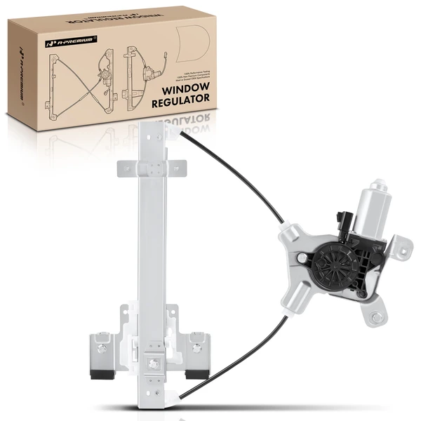 2007-2014 Cadillac Escalade 1-Pc Power Window Regulator and Motor Assembly Rear Right Passenger Side Electric with Motor A-Premium APWR0365