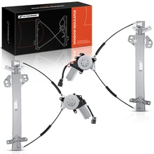 2 Pcs Front Power Window Regulator with Motor