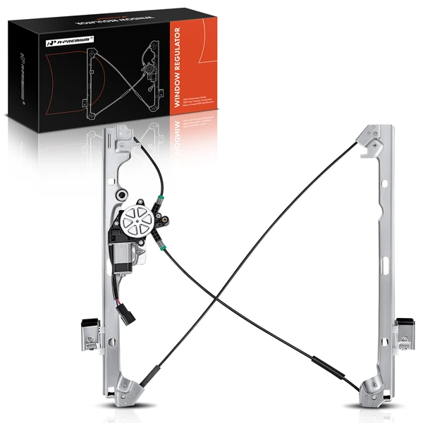 2007-2014 GMC Sierra 3500 HD 1-Pc Power Window Regulator and Motor Assembly Front Right Passenger Side Electric with Motor A-Premium APWR0095