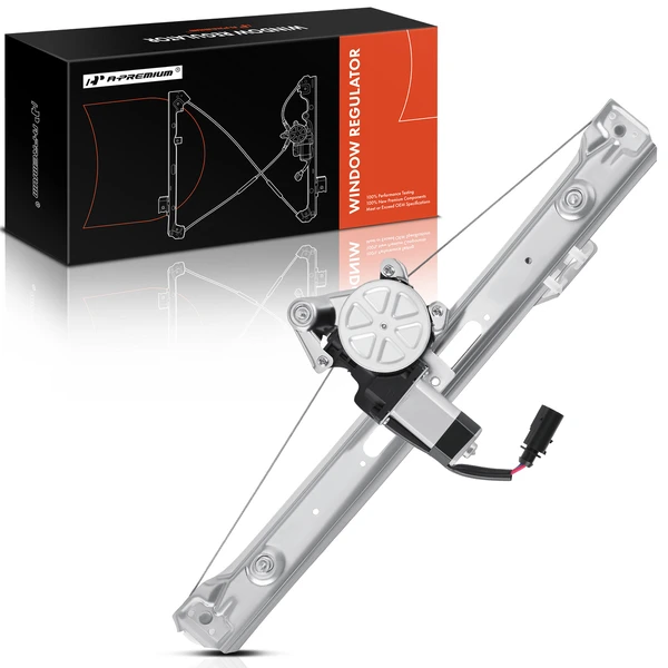 2001-2005 BMW 325i 1-Pc Power Window Regulator and Motor Assembly Rear Left Driver Side Electric with Motor A-Premium WR0155