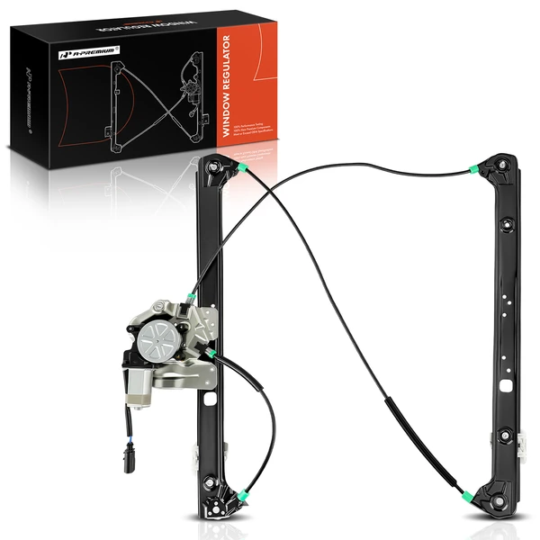 2000-2006 BMW X5 1-Pc Power Window Regulator and Motor Assembly Front Right Passenger Side Electric with Motor A-Premium WR0120